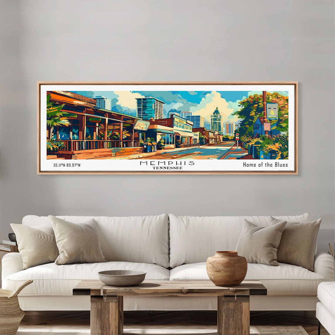 Memphis Tennessee Retro Travel Poster, Mid-Century - Image 4