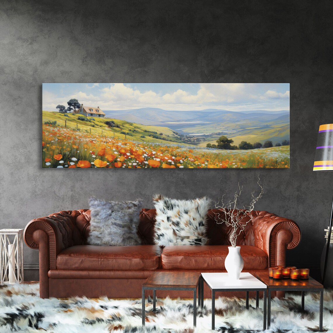 Texas Hill Country In Spring, Farmhouse Art Print - Image 3