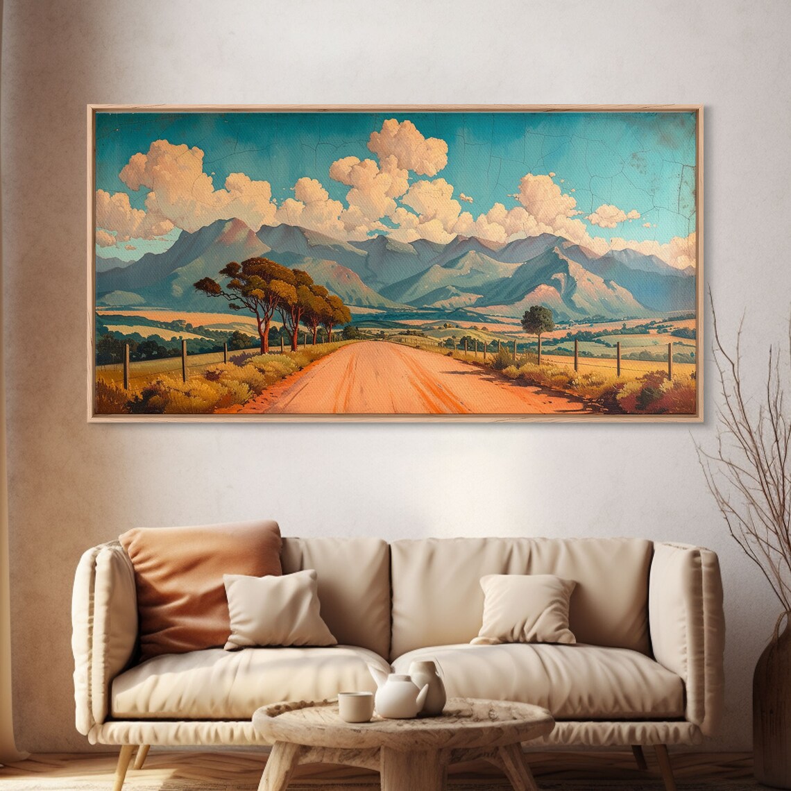 Desert Roads Vintage Retro Art Print, Southwestern - Image 5