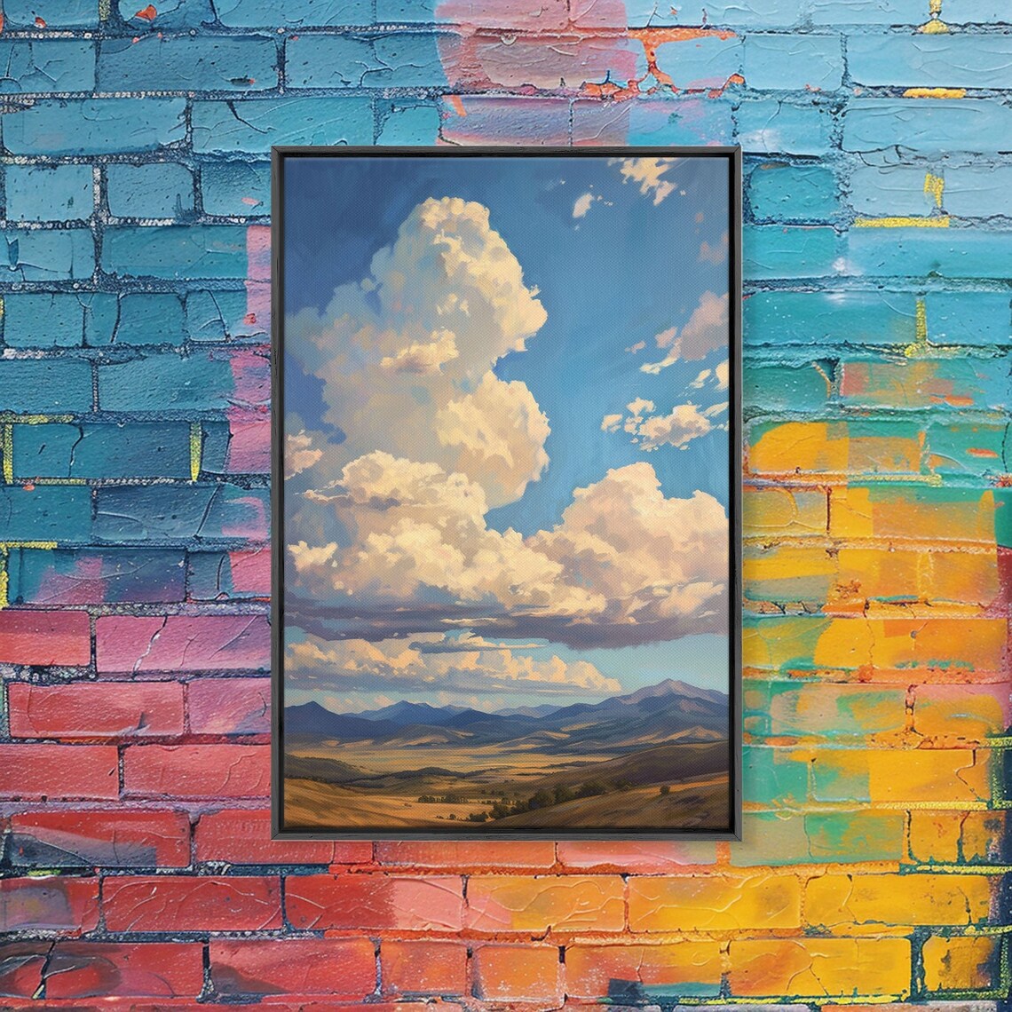 Wild West Landscape, Wyoming-Inspired Art Print - Image 3