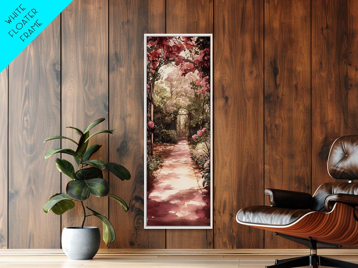 Secret Garden Path Cottagecore Wall Art Print - Image 3