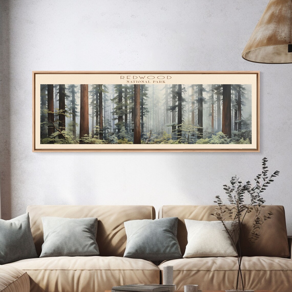 Redwood National Park, California Minimalist Travel Poster - Image 4