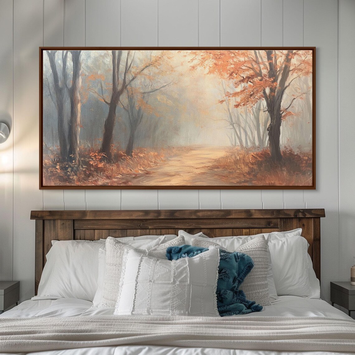 Path Through The Fall Forest, Winter Wonderland Decor - Image 5