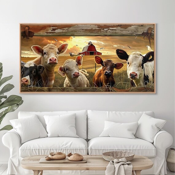 Charming Desert Garden With Blooming Cacti And Sunset Framed Print Perfect For Rustic Farmhouse Living Room Art