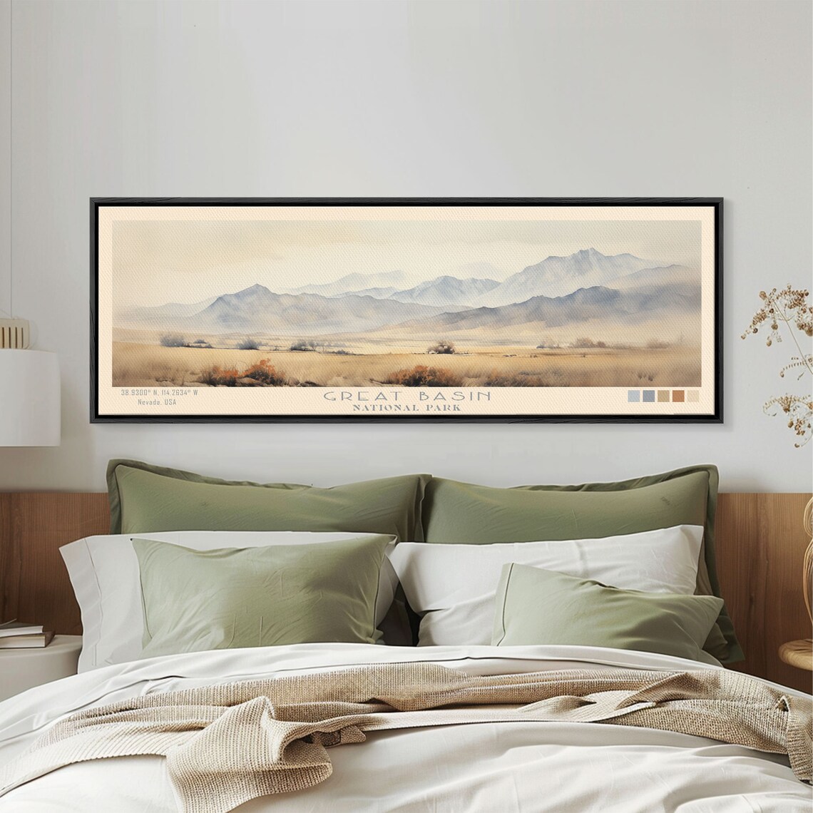 Great Basin National Park Minimalist Travel Poster