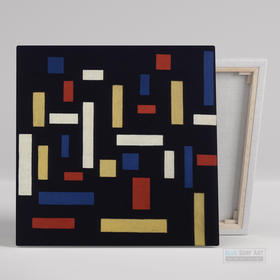 Theo van Doesburg Composition VII 1917 De Stijl Rectangle Grid Poster