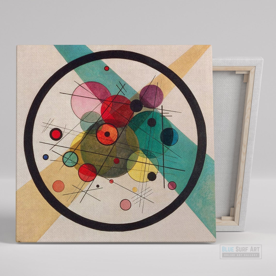 Wassily Kandinsky Circles in a Circle 1923 Geometric Abstract Poster