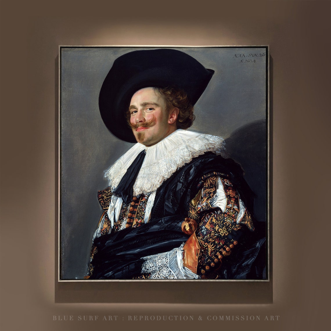 Frans Hals The Jolly Toper Laughing Cavalier Portrait Poster