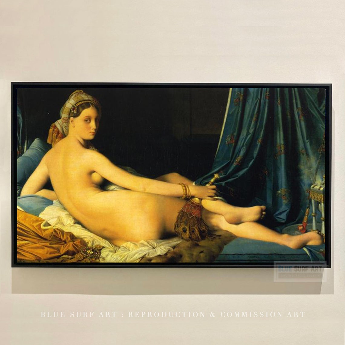 The Grande Odalisque Painting Jean Auguste Ingres 100 Hand Painted Oil Painting On Woman Portrait Wall Art Masterpiece Reproduction