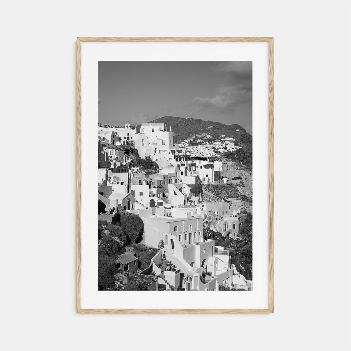Hillside Houses Photo Poster Print No 1 Hillside Houses Black And White Wall Art Hillside Houses Photography Travel Map Poster