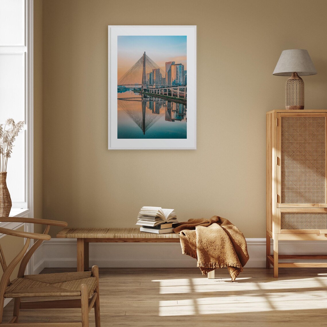 Sao Paulo Colorful Travel Poster, City Map Art Print - Image 3