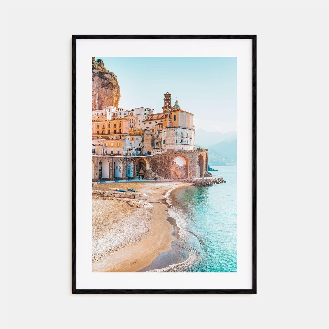 Amalfi Colorful Poster Print No 3 Amalfi Photo Wall Art Amalfi Wall Decor Amalfi Travel Print Amalfi Street Map Poster City Map