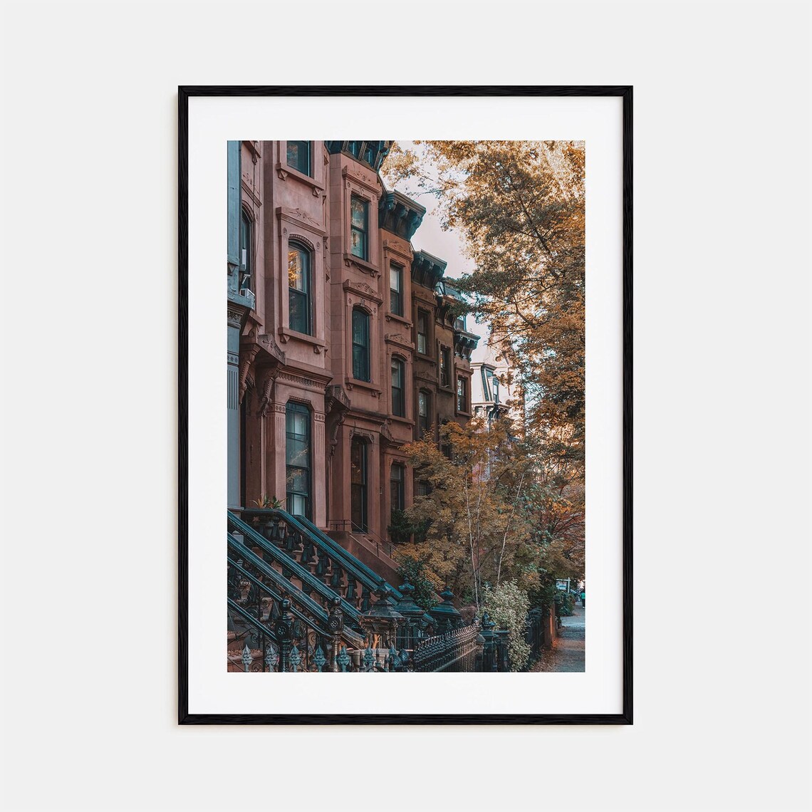 Park Slope Colorful Travel Poster, City Map
