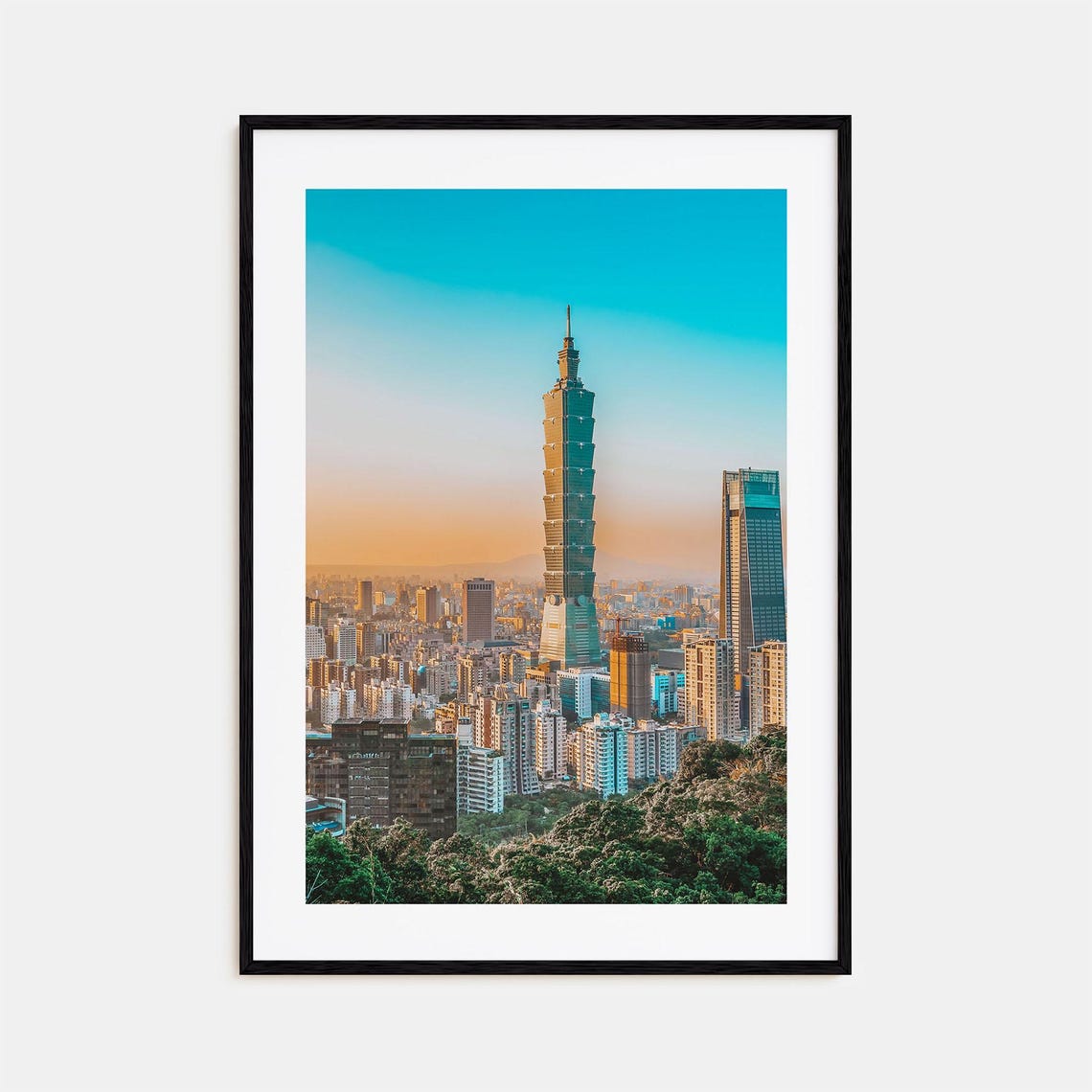 Taipei Colorful Poster Print No 1 Taipei Photo Wall Art Taipei Wall Decor Taipei Travel Print Taipei Street Map Poster City Map