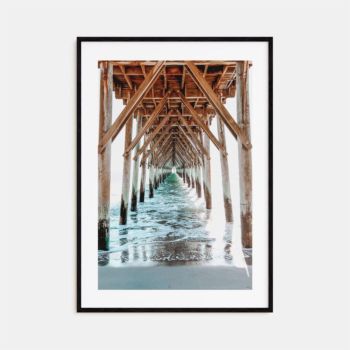 Surf City Colorful Poster Print Surf City Photo Wall Art Surf City Decor Surf City Travel Print Surf City Street Map Poster City Map