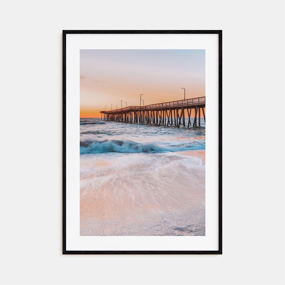 Virginia Beach Colorful Poster Print No 2, Travel Poster