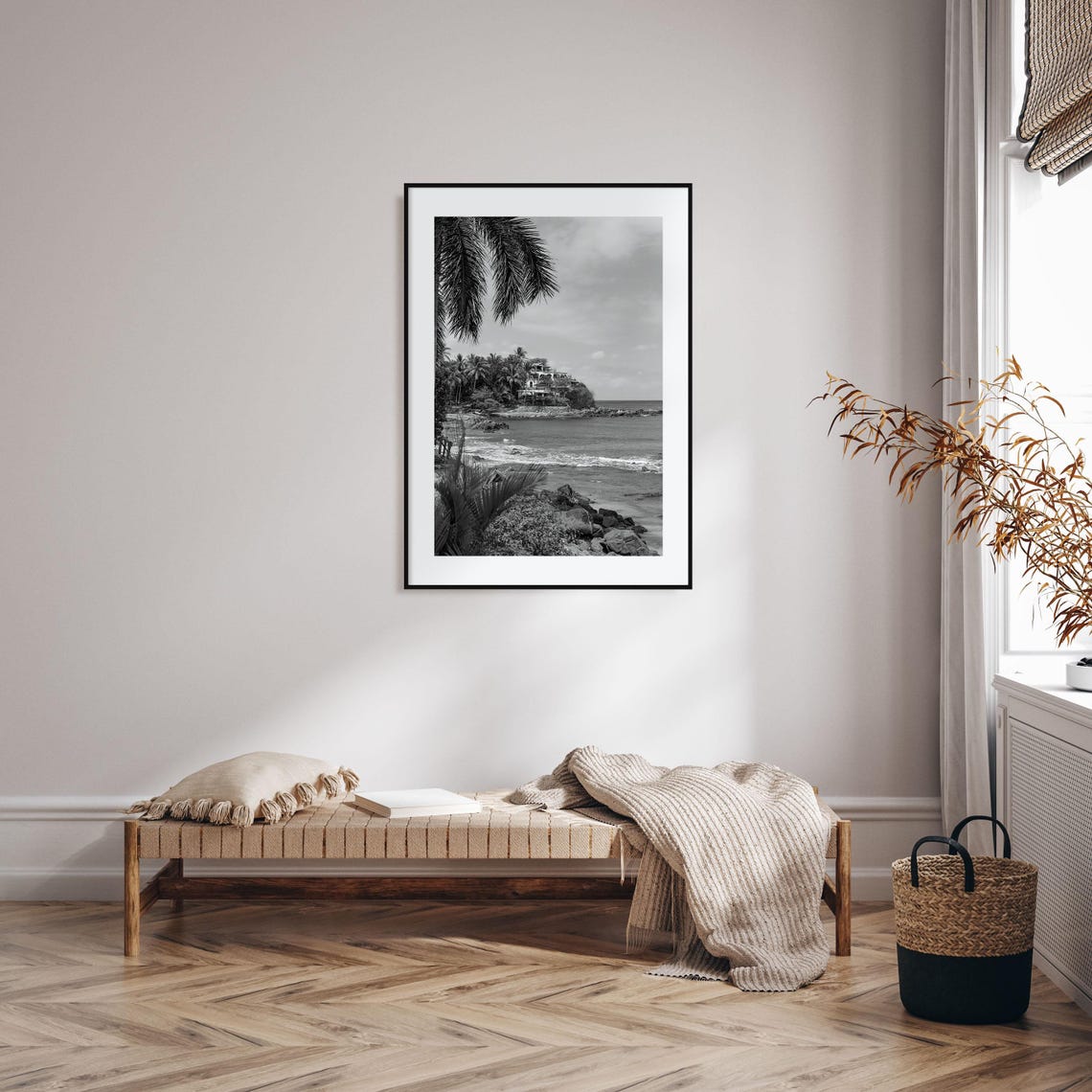 Sayulita Black And White Travel Poster - Image 2