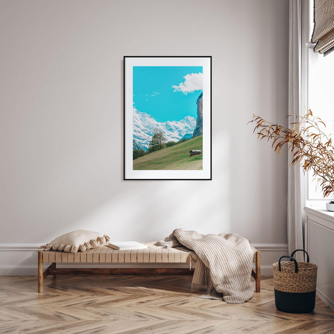 Lauterbrunnen Colorful Poster Print No 3 Lauterbrunnen Photo Art Lauterbrunnen Decor Travel Print Lauterbrunnen Street Map Poster - Image 2