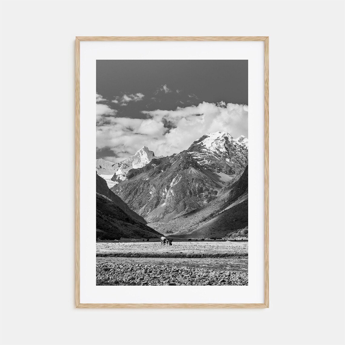Peru Black And White Travel Poster, Map Art Print