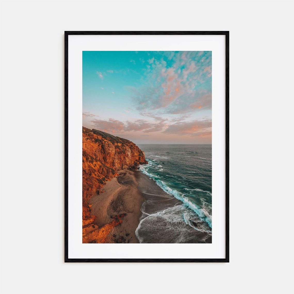 Malibu Colorful Poster Print No 3 Malibu Photo Wall Art Malibu Wall Decor Malibu Travel Print Malibu Street Map Poster City Map