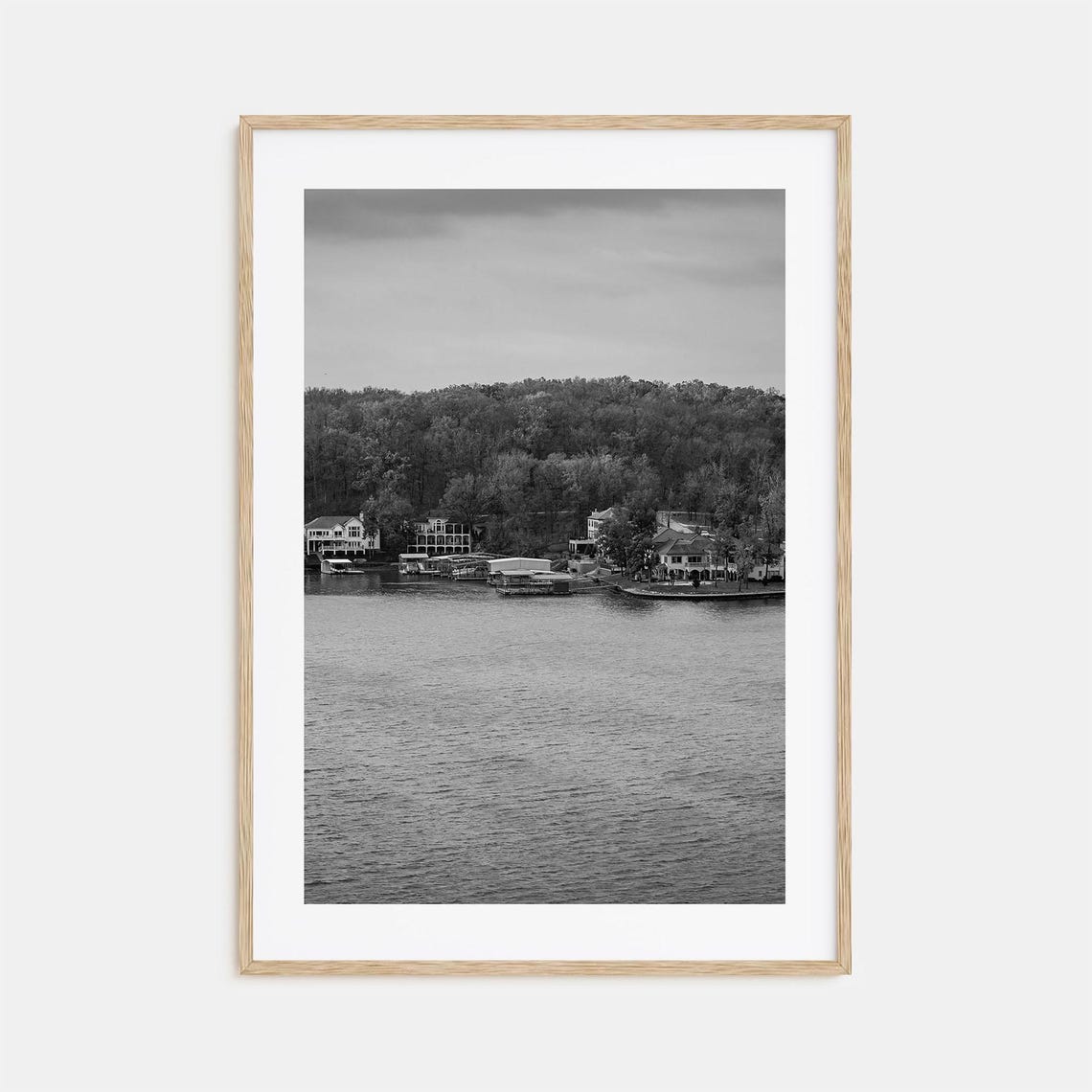 Lake Of The Ozarks Photo Poster Print Lake Of The Ozarks Black And White Wall Art Lake Photography Travel Map Poster