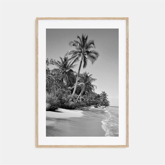Panama Black and White Travel Poster Print