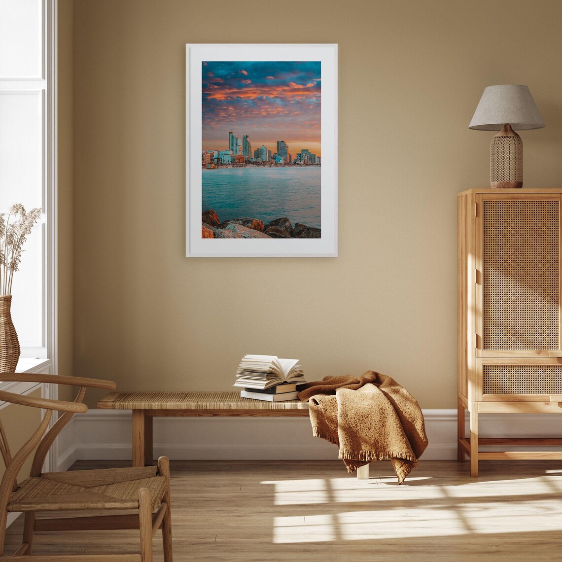 Tel Aviv Colorful Poster Print No 2, Travel Poster - Image 3