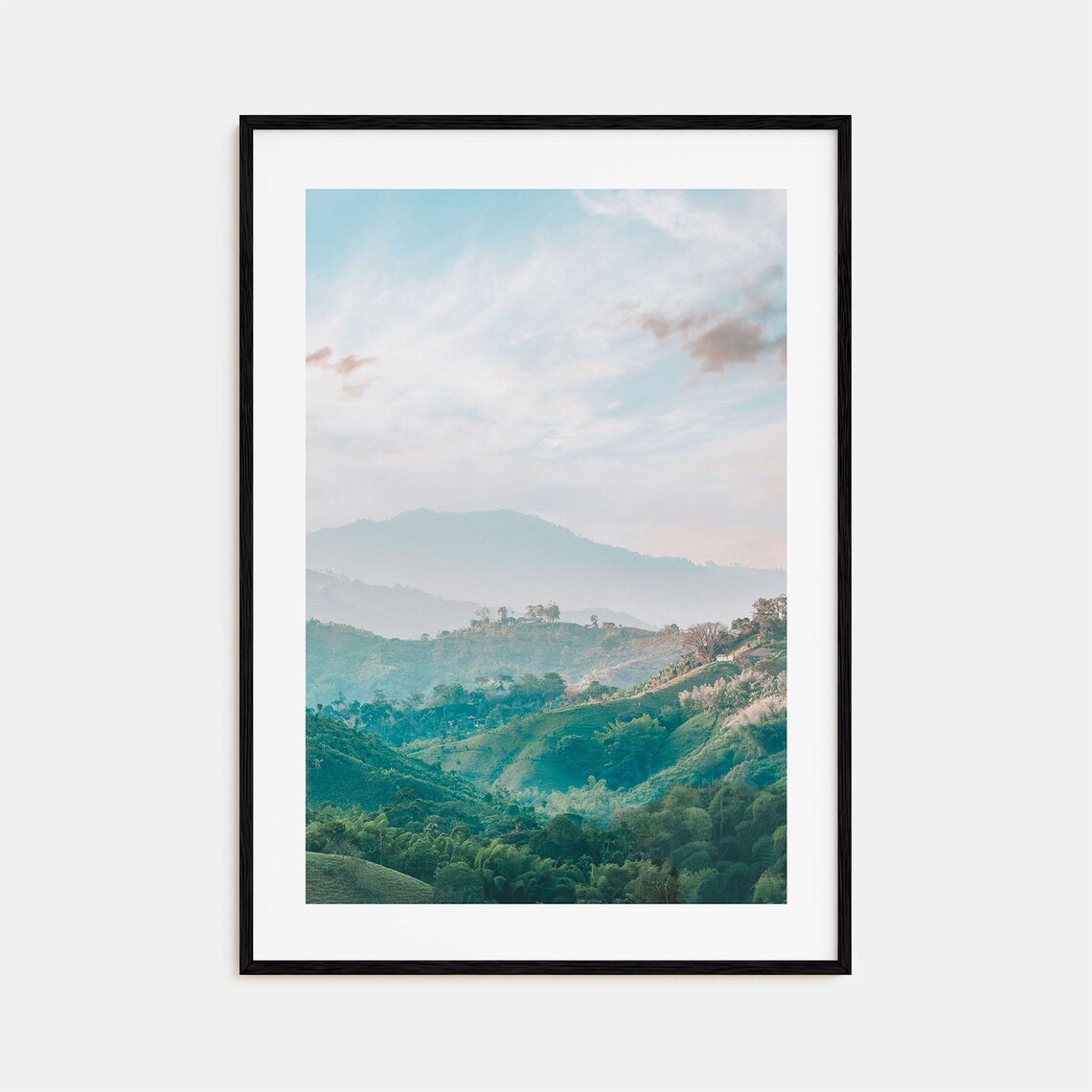 Colombia Colorful Travel Poster, Street Map Art Print
