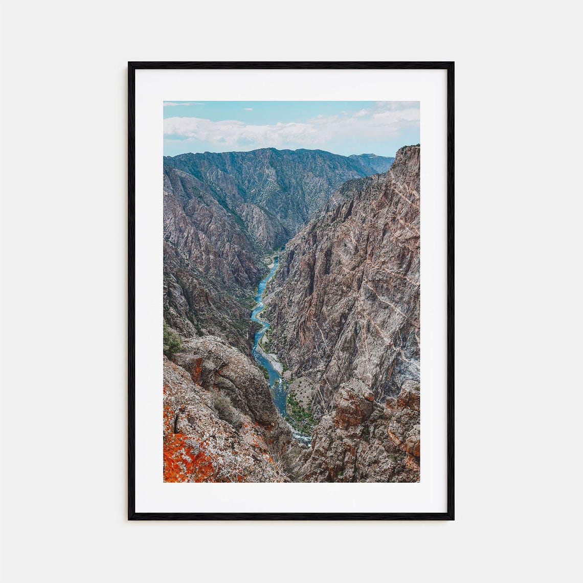 Black Canyon Of The Gunnison National Park Colorful Poster Print Photo Wall Art Wall Decor Travel Print Street Map Poster City Map