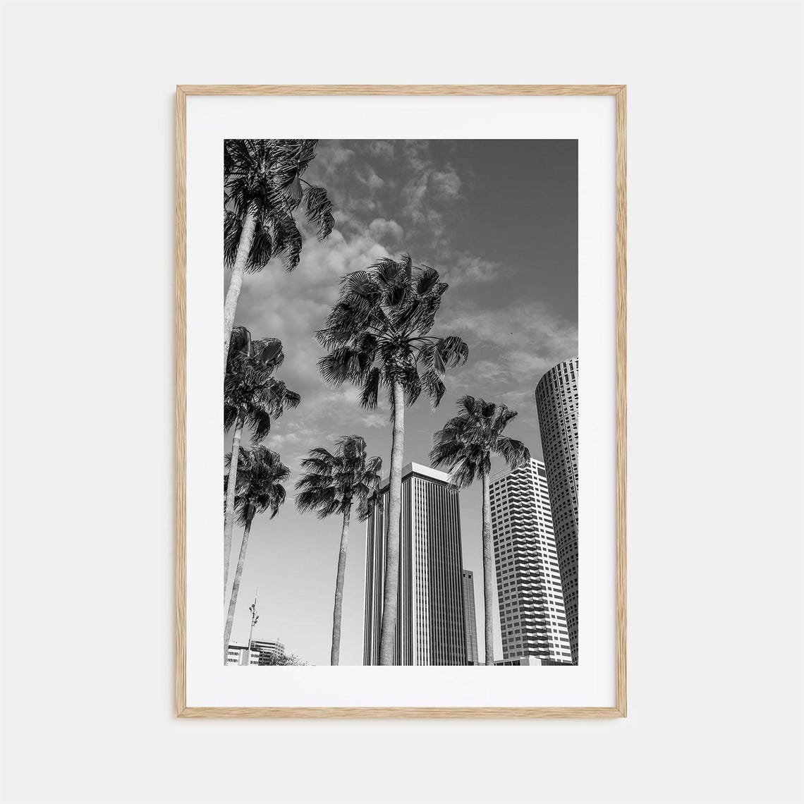 Tampa Photo Poster Print No 3 Tampa Black And White Wall Art Tampa Wall Photography Tampa Travel Tampa Map Poster