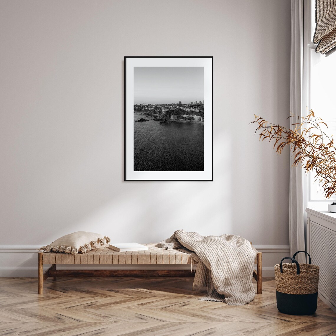 Newport Beach Photo Poster, Black and White Travel Art - Image 2