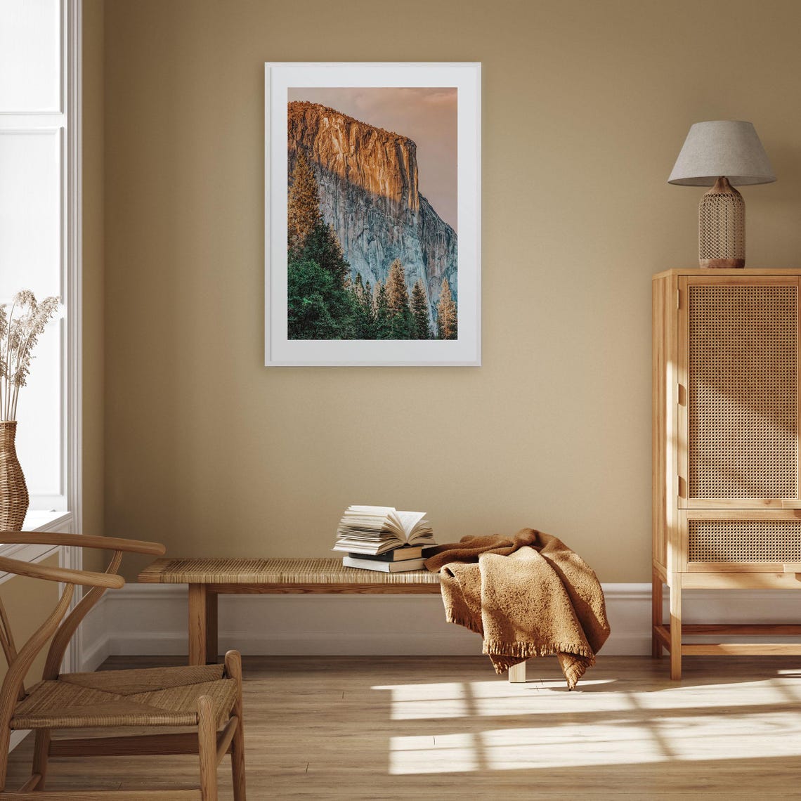 El Capitan Granite Cliff Golden Hour Yosemite Landscape Poster - Image 3