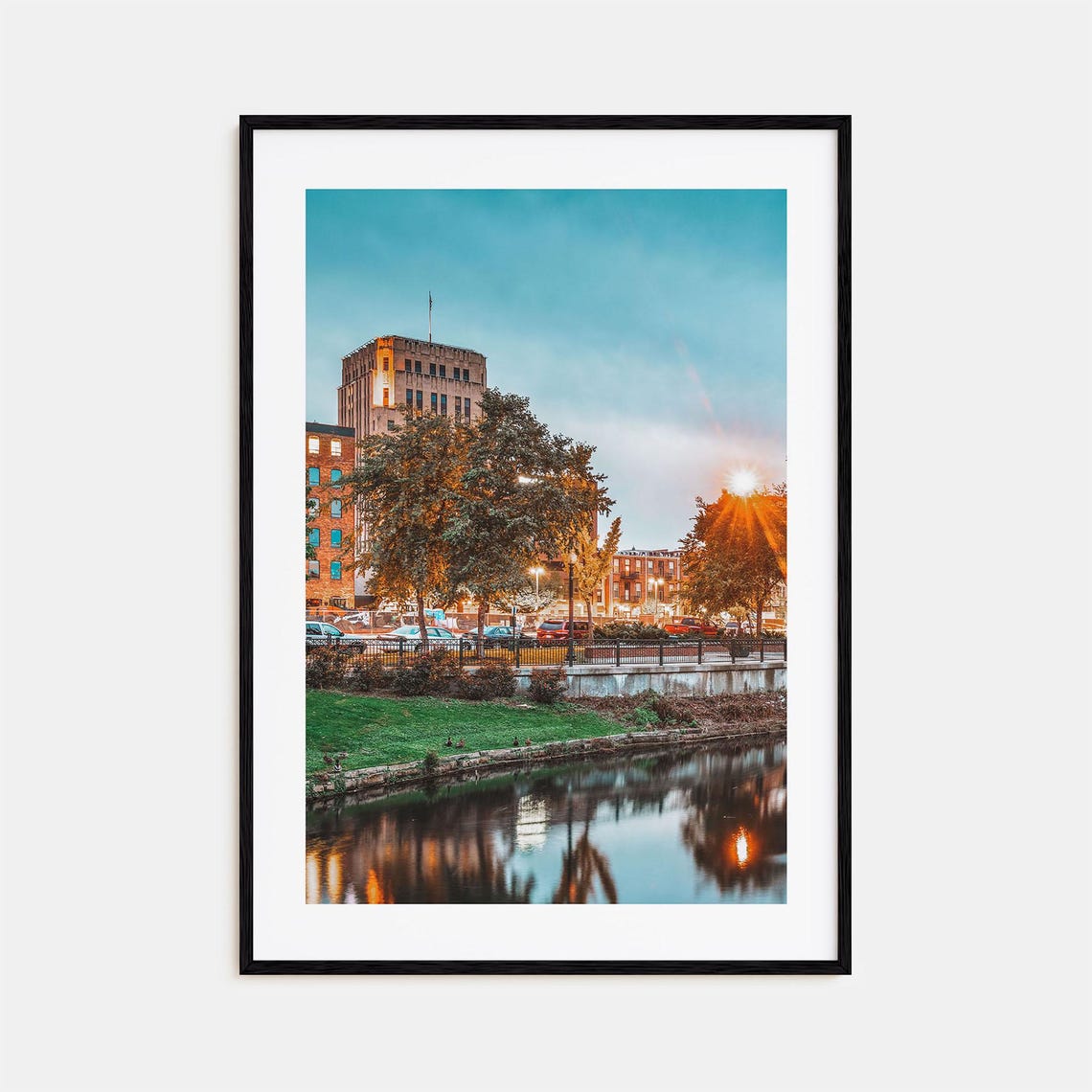 Kalamazoo Colorful Poster Print Kalamazoo Photo Wall Art Kalamazoo Decor Kalamazoo Travel Print Kalamazoo Street Map Poster City Map