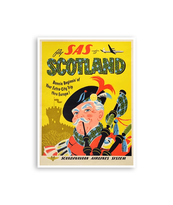 Scotland Wall Art Travel Poster Print