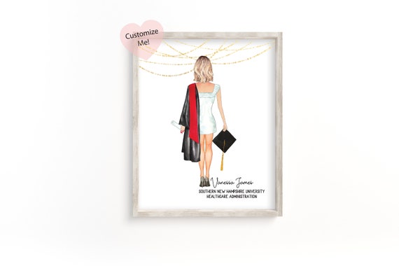 Class Of 2023 Graduation Keepsake, Art Print