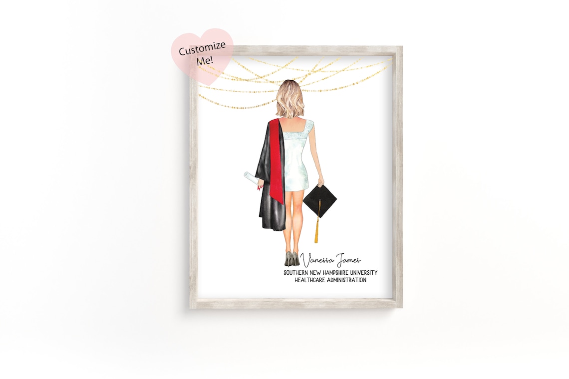 Class Of 2023 Graduation Keepsake, Art Print