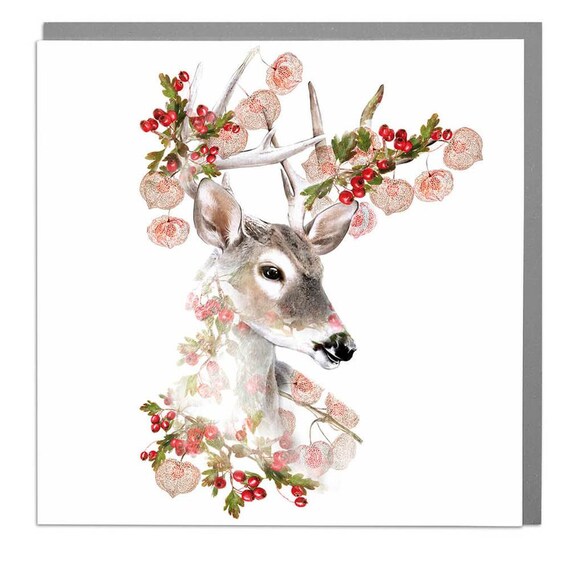 White Tailed Deer Wildlife Art Print