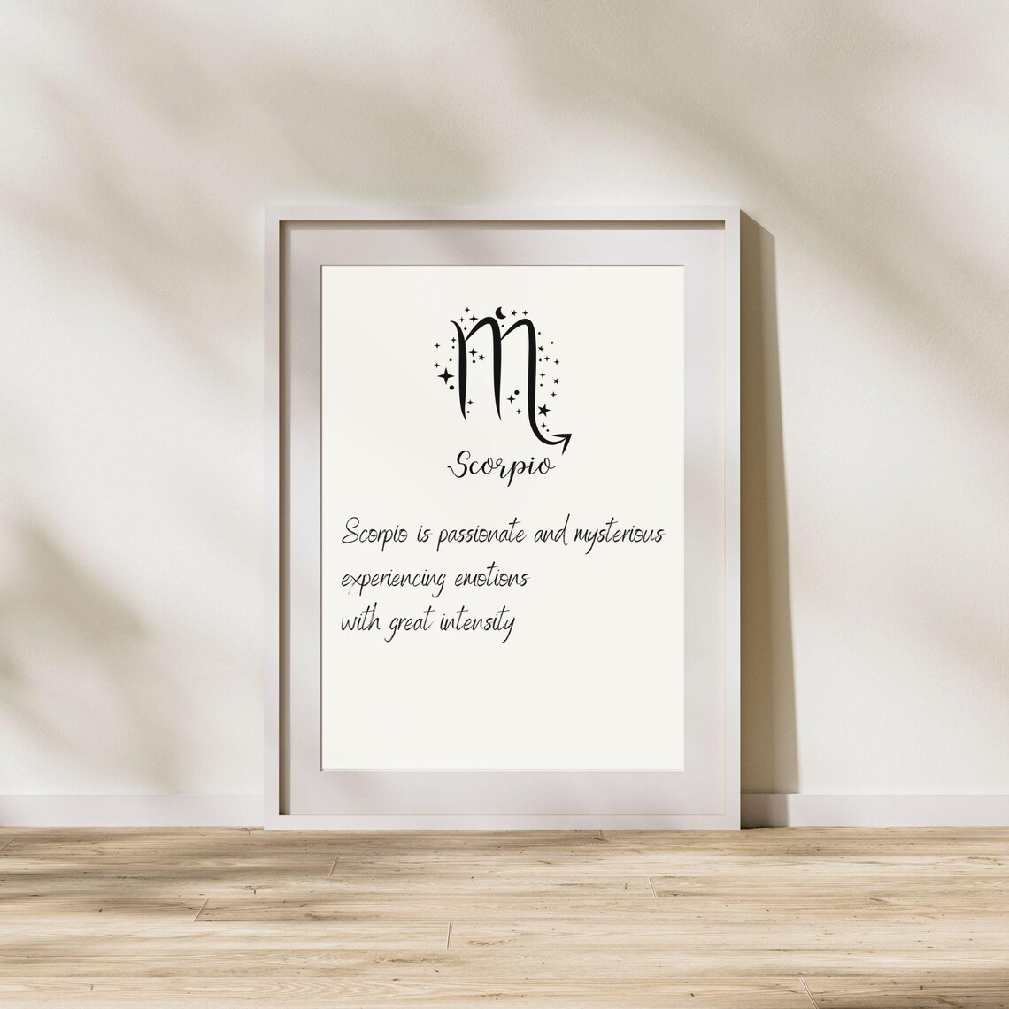 Scorpio Zodiac Sign Minimalist Art Print - Image 4
