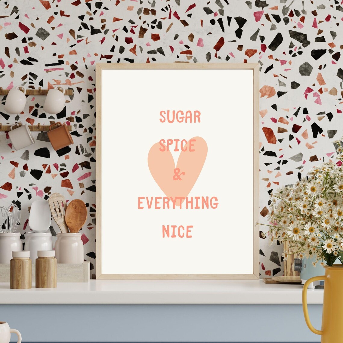 Sugar Spice And Everything Nice, Fun Kitchen Decor - Image 5