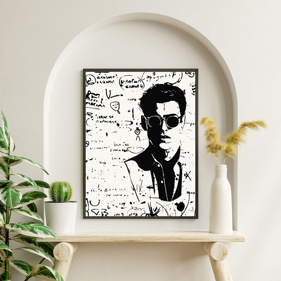 Bold Masculinity Abstract Style Masculine Art Print - Image 7