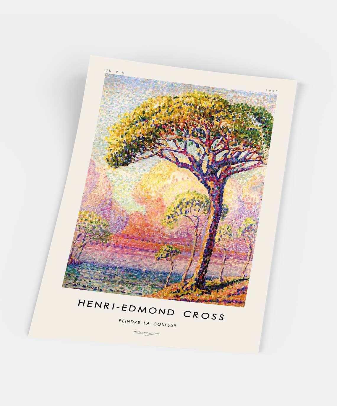 Henri Edmond Cross Pointillism Christmas Poster Print - Image 5