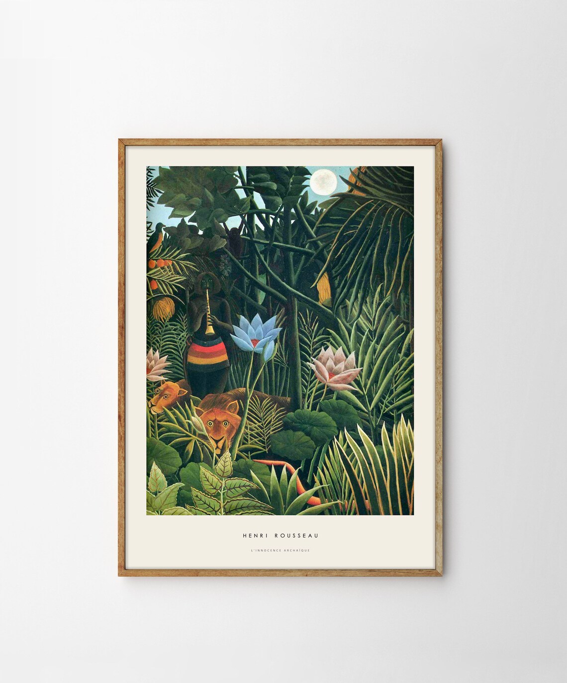 Rousseau Archaic Innocence Exhibition Poster Art Print - Image 4