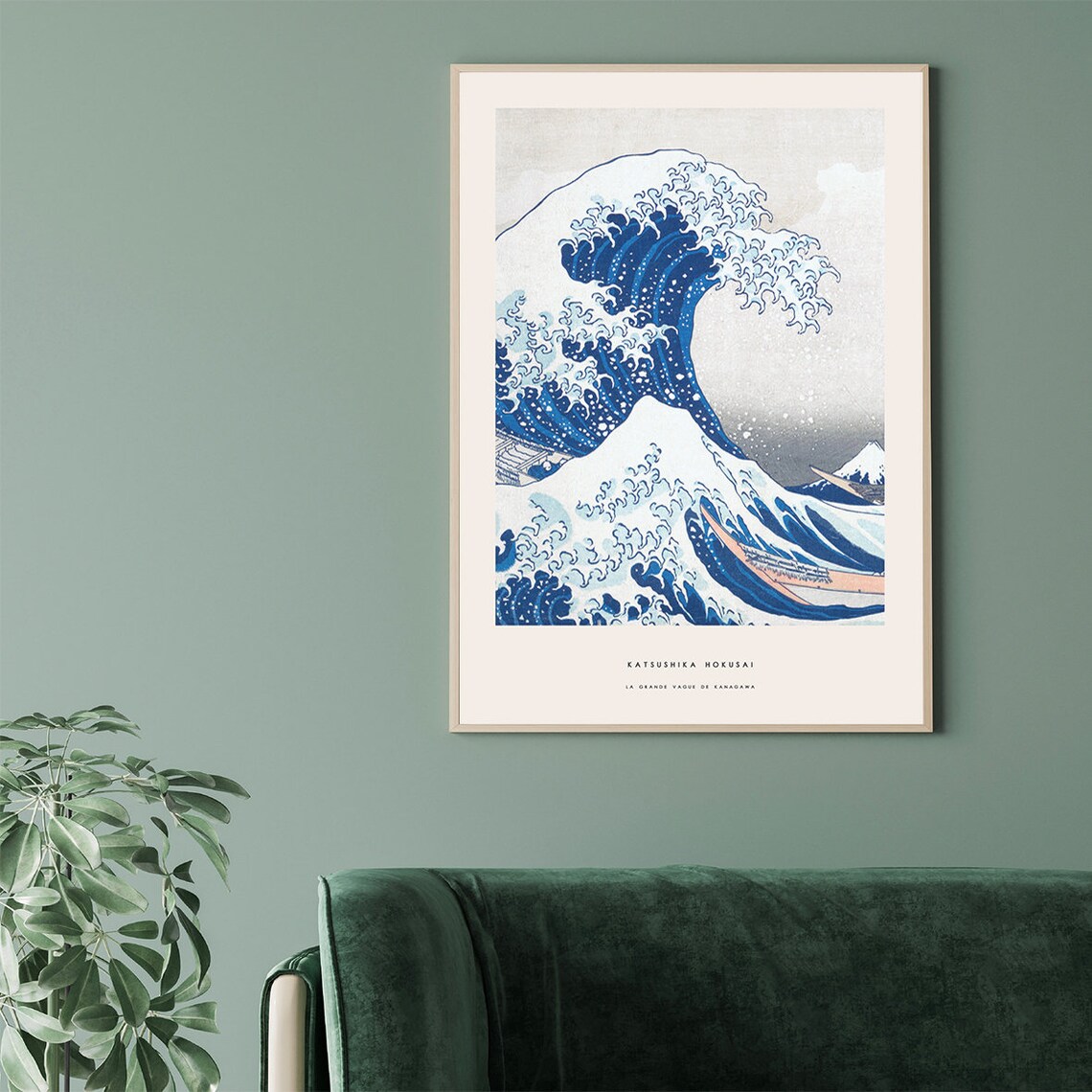 The Great Wave of Kanagawa, Hokusai Art Print - Image 2