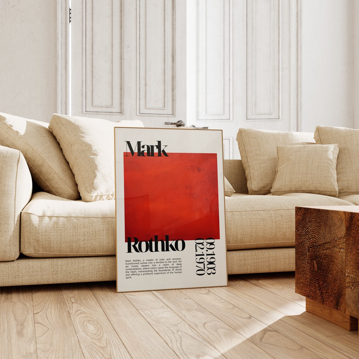 Mark Rothko Birthday Gift Idea Art Print - Image 4