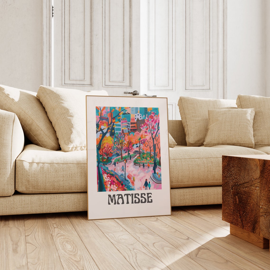 Henri Matisse City Park Spring Bloom Colorful Impressionist Poster - Image 2