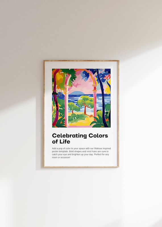 Henri Matisse Poster Minimalist Wall Art Matisse Mueseum Print Aesthetic Matisse Print For Modern Gallery Exhibition Art