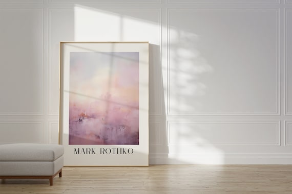 Mark Rothko Exhibition Poster Art Print