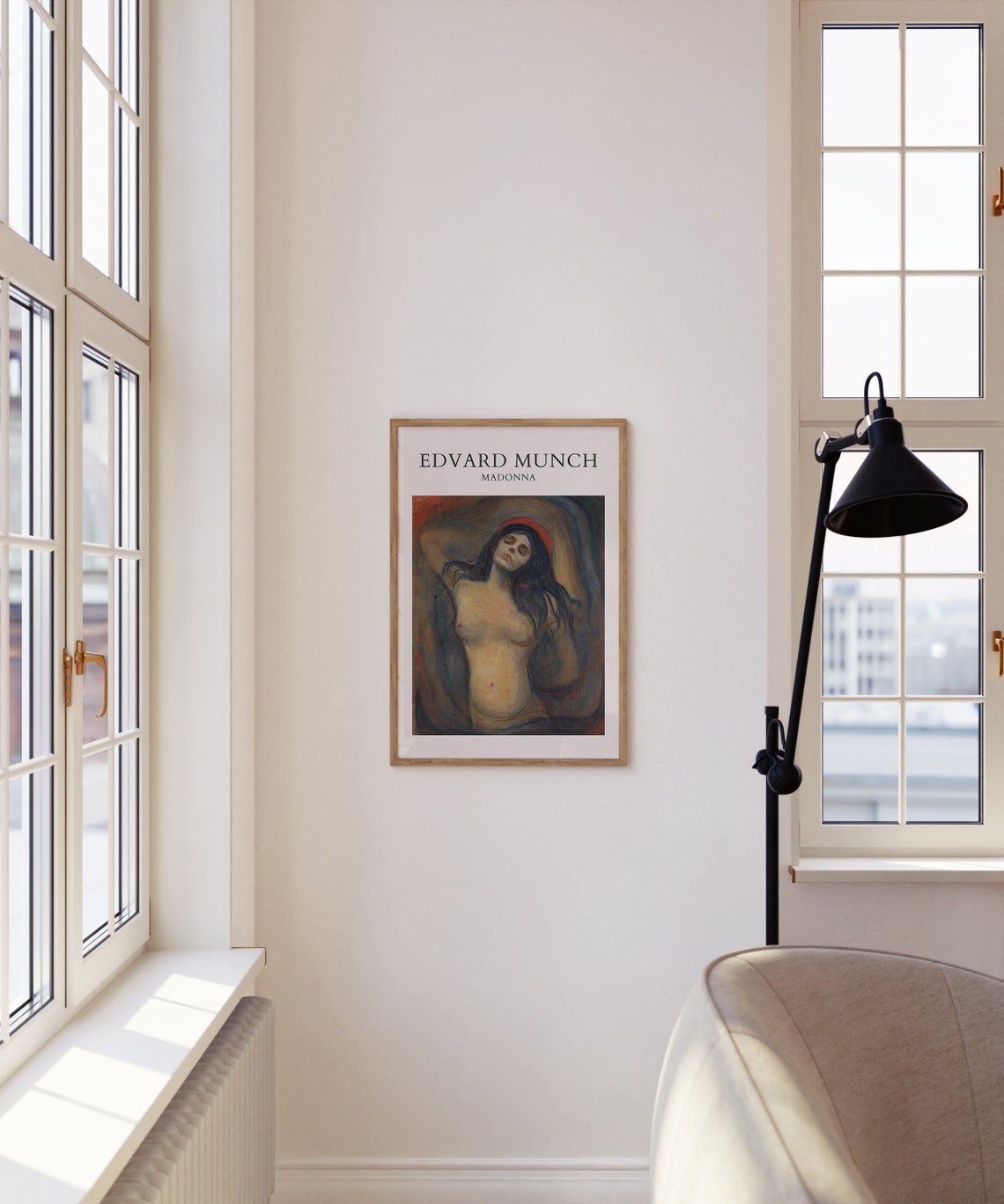 Edvard Munch Madonna Classic Expressionist Portrait Art Poster - Image 3