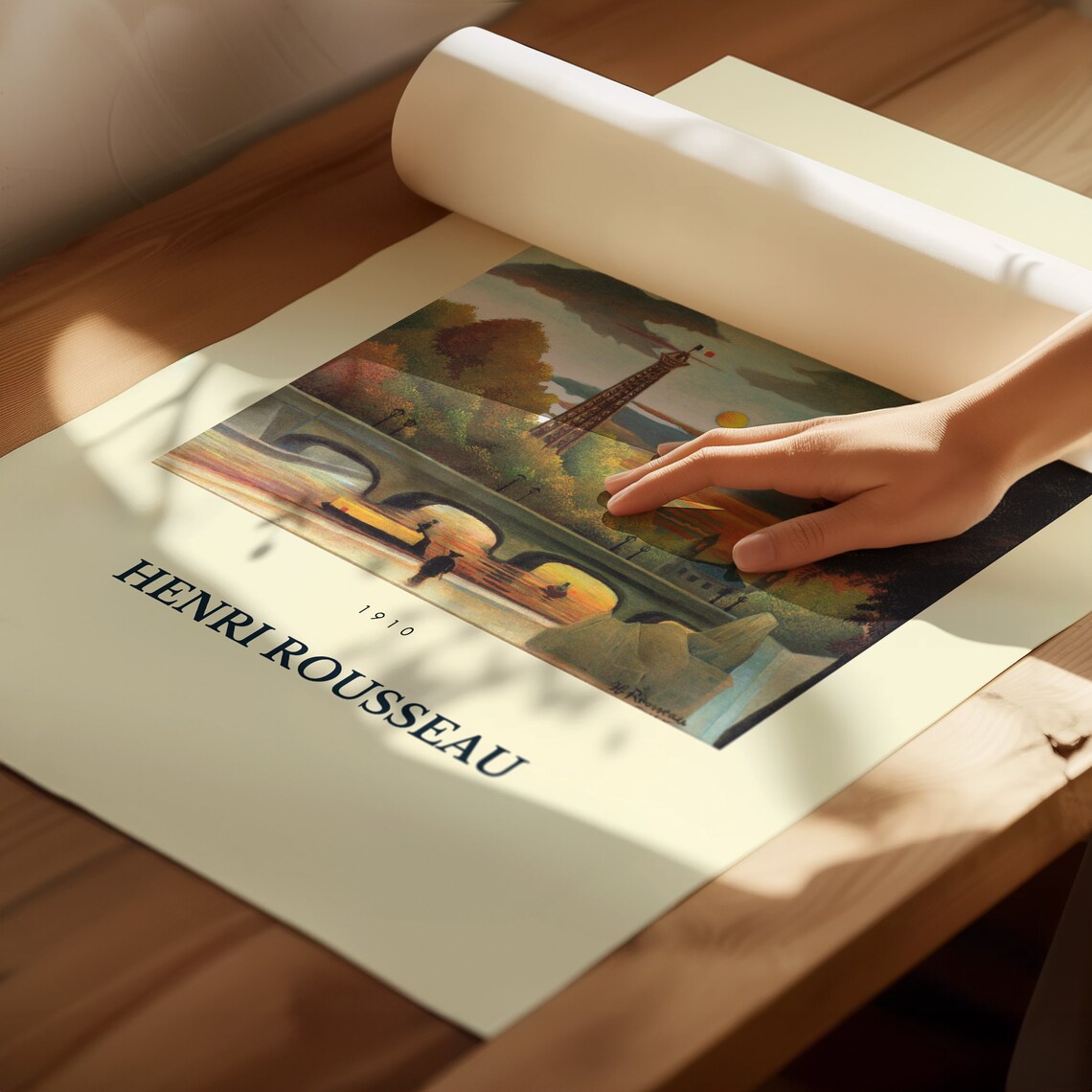 Henri Rousseau Poster Scene In Bagneux On The Outskirts Of Paris Realism Art Antique Decor Home Decoration Garden Poster - Image 3