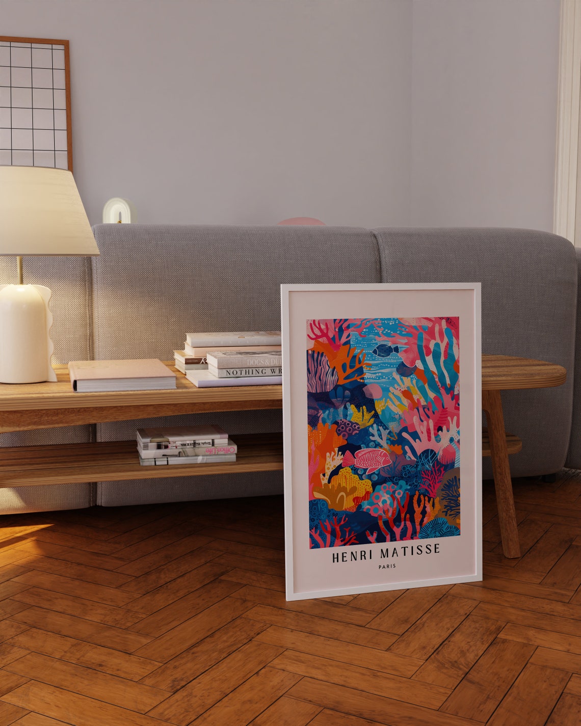 Henri Matisse Paris Coral Reef Fish Underwater Ocean Art Poster - Image 3